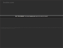 Tablet Screenshot of bouker.com